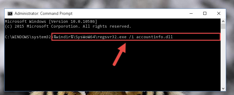 Creating a clean registry for the Accountinfo.dll file (for 64 Bit)