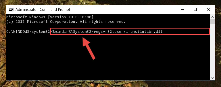 Making a clean registry for the Ansiintlbr.dll library in Regedit (Windows Registry Editor)