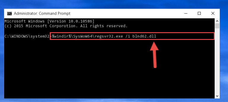 Creating a clean and good registry for the Blnd62.dll file (64 Bit için)