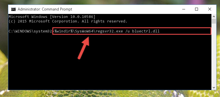 Uninstalling the broken registry of the Bluectrl.dll library from the Windows Registry Editor (for 64 Bit)