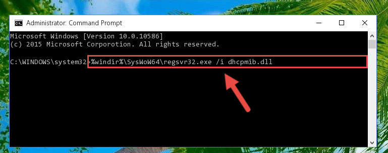 Creating a clean and good registry for the Dhcpmib.dll file (64 Bit için)