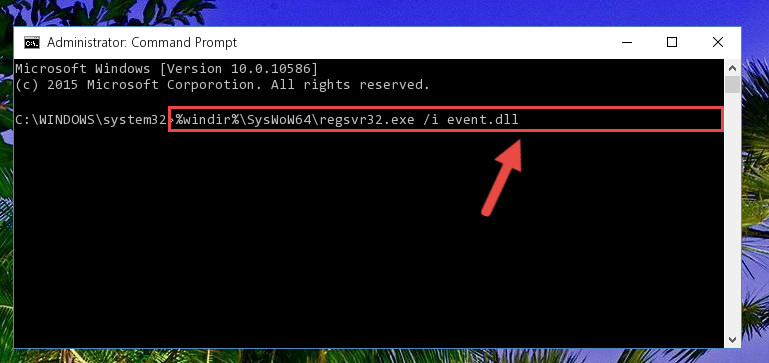 Creating a clean registry for the Event.dll file (for 64 Bit)