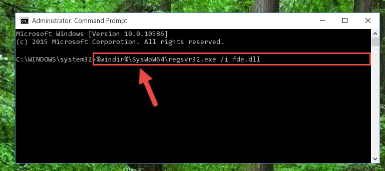 Creating a clean registry for the Fde.dll file (for 64 Bit)