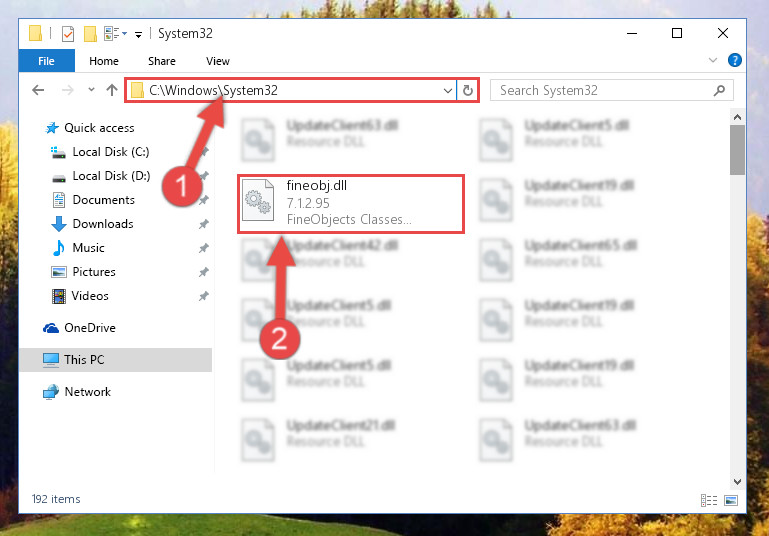 скачать fineobj.dll для windows 7