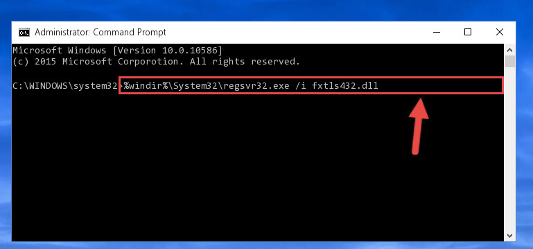 Making a clean registry for the Fxtls432.dll library in Regedit (Windows Registry Editor)