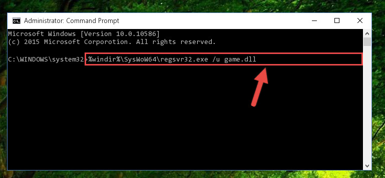 Uninstalling the Game.dll library's problematic registry from Regedit (for 64 Bit)