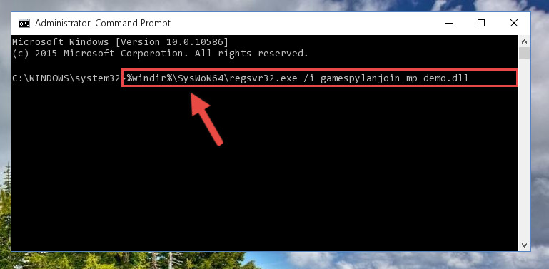 Creating a clean registry for the Gamespylanjoin_mp_demo.dll library (for 64 Bit)