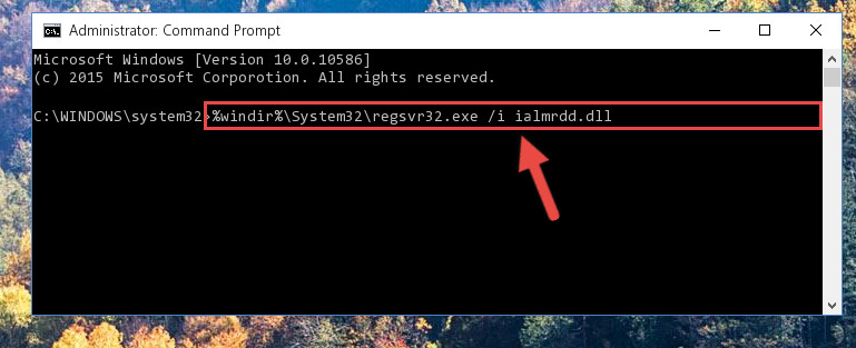 Making a clean registry for the Ialmrdd.dll library in Regedit (Windows Registry Editor)