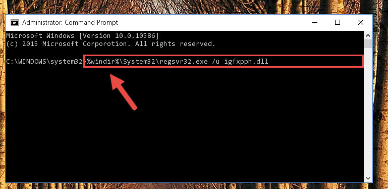Deleting the Igfxpph.dll file's problematic registry in the Windows Registry Editor