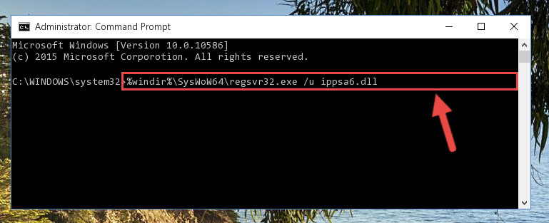 Uninstalling the damaged Ippsa6.dll file's registry from the system <em>(for 64 Bit)</em>