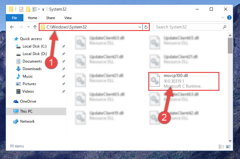 Where To Place Dll Files Windows 7