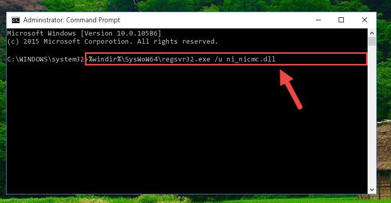 Uninstalling the Ni_nicmc.dll file's broken registry from the Registry Editor (for 64 Bit)
