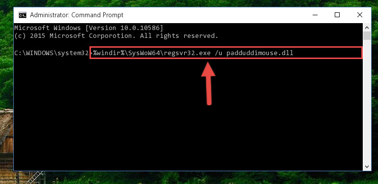 Uninstalling the Padduddimouse.dll file's problematic registry from Regedit (for 64 Bit)