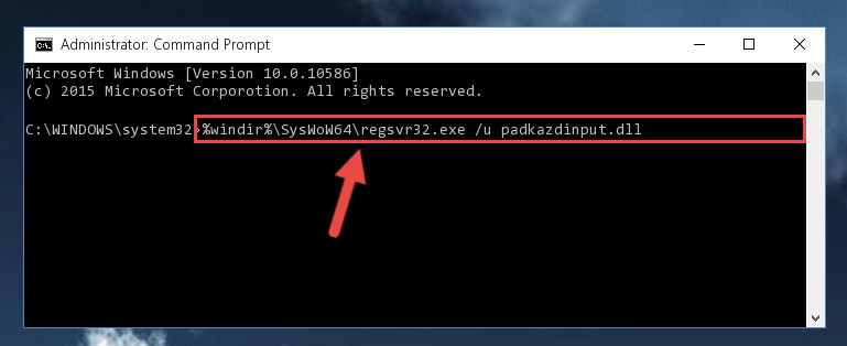 Uninstalling the Padkazdinput.dll file's broken registry from the Registry Editor (for 64 Bit)
