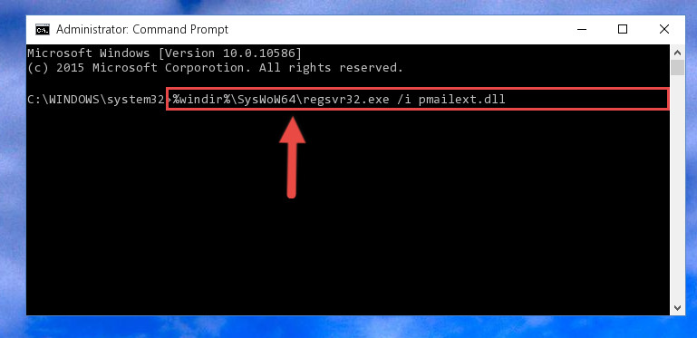 Creating a clean registry for the Pmailext.dll file (for 64 Bit)