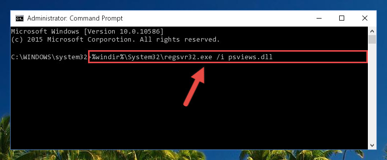 Creating a new registry for the Psviews.dll file