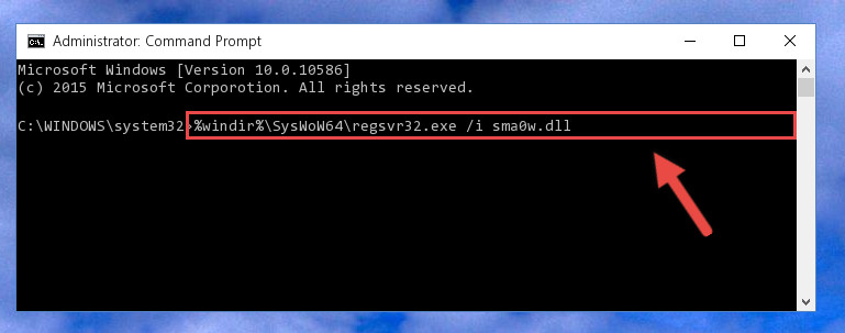 Creating a clean and good registry for the Sma0w.dll file (64 Bit için)