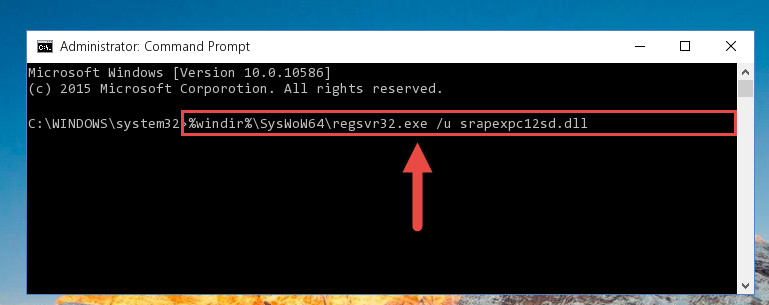 Uninstalling the Srapexpc12sd.dll file's broken registry from the Registry Editor (for 64 Bit)