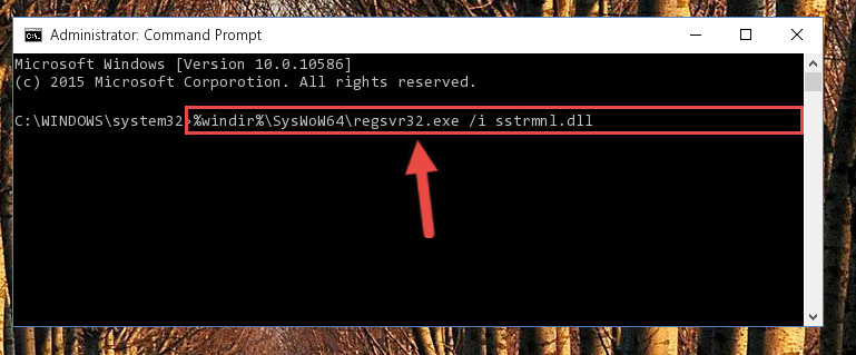 Creating a clean registry for the Sstrmnl.dll library (for 64 Bit)