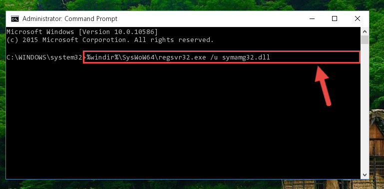 Uninstalling the broken registry of the Symamg32.dll library from the Windows Registry Editor (for 64 Bit)