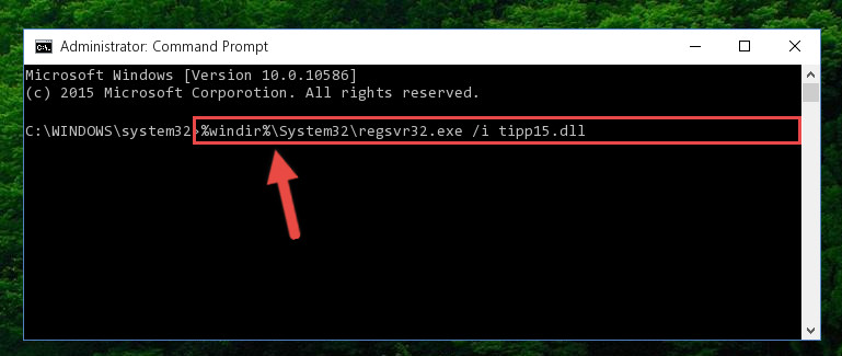 Making a clean registry for the Tipp15.dll library in Regedit (Windows Registry Editor)