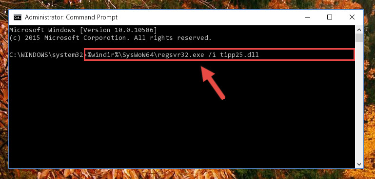 Creating a clean registry for the Tipp25.dll file (for 64 Bit)