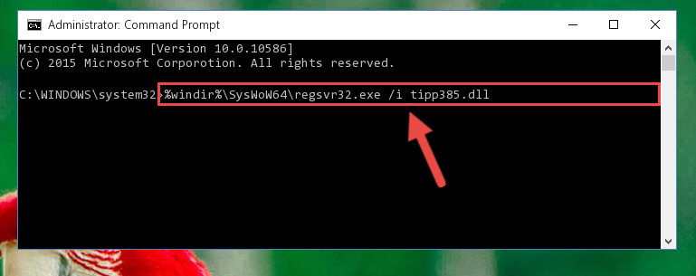 Creating a clean registry for the Tipp385.dll library (for 64 Bit)