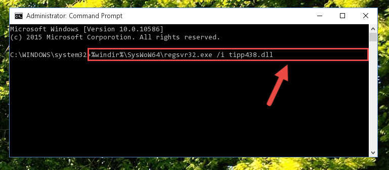 Creating a clean registry for the Tipp438.dll file (for 64 Bit)
