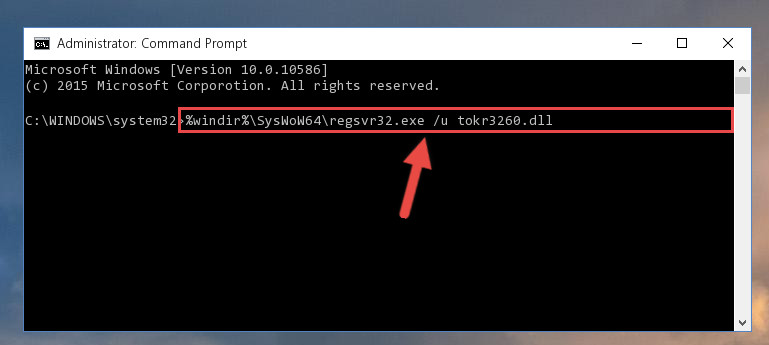 Uninstalling the Tokr3260.dll file's broken registry from the Registry Editor (for 64 Bit)