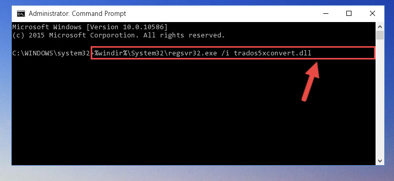 Making a clean registry for the Trados5xconvert.dll library in Regedit (Windows Registry Editor)