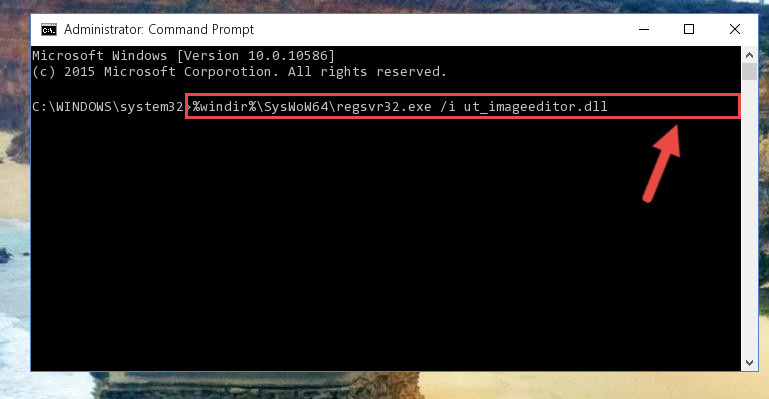 Creating a clean registry for the Ut_imageeditor.dll file (for 64 Bit)