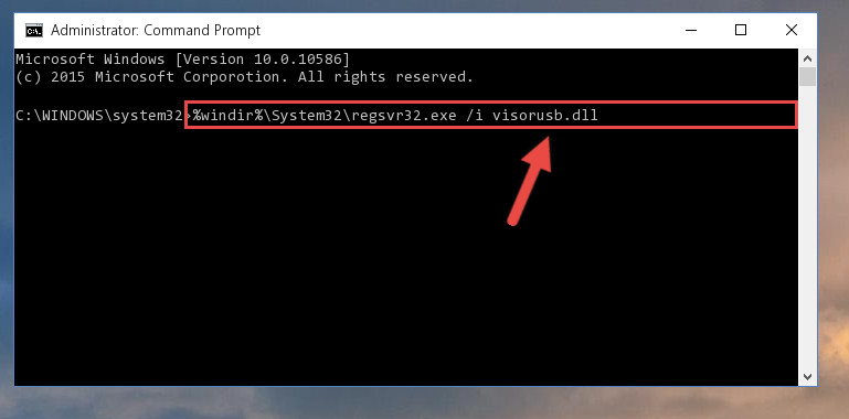 Making a clean registry for the Visorusb.dll file in Regedit (Windows Registry Editor)