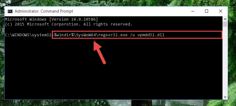 Uninstalling the Vpmdd32.dll library's broken registry from the Registry Editor (for 64 Bit)