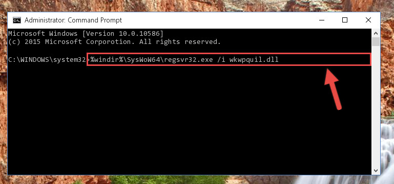 Creating a clean registry for the Wkwpquil.dll file (for 64 Bit)