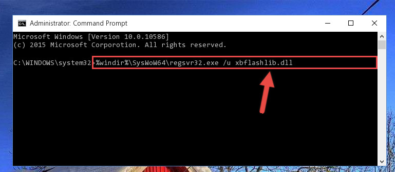 Uninstalling the broken registry of the Xbflashlib.dll file from the Windows Registry Editor (for 64 Bit)