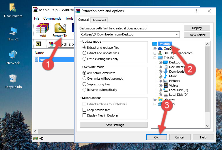 Download Mso.dll for Windows 10, 8.1, 8, 7, Vista and XP